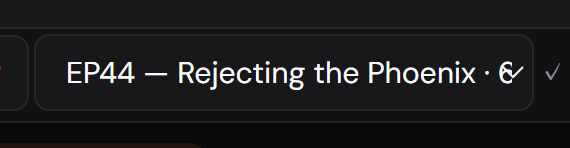 The menu that opens an already saved project.